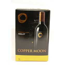 3L BOX OF COPPER MOON MERLOT RED WINE