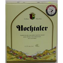 4L BOX OF HOCHTALER WHITE WINE