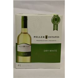 4L BOX OF PELLER ESTATES DRY WHITE WINE