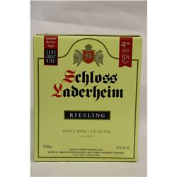 4L BOX OF SCHLOSS LADERHEIM RIESLING WHITE WINE