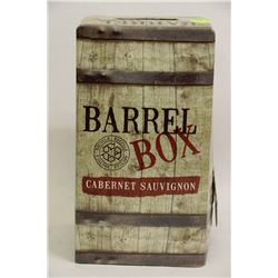 3L BOX OF BARREL BOX CABERNET SAUVIGNON RED WINE