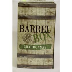 3L BOX OF BARREL BOX CHARDONNAY WHITE WINE