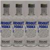Image 1 : 4 BOTTLES OF 375ML OF ABSOLUT VODKA