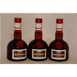 3 BOTTLES OF 200ML OF GRAND MARNIER LIQUEUR