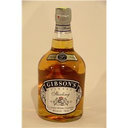 750ML BOTTLE OF GIBSON'S STERLING CANADIAN