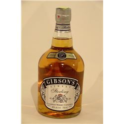 750ML BOTTLE OF GIBSON'S STERLING CANADIAN