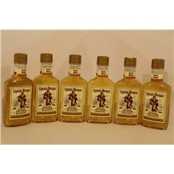 6 BOTTLES OF CAPTAIN MORGAN SPICED RUM