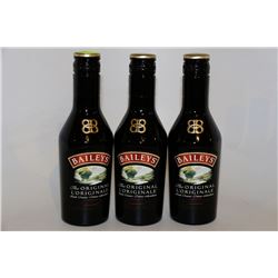 3 BOTTLES OF BAILEY'S IRISH CREAM