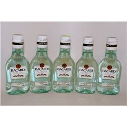 5 BOTTLES OF BACARDI SUPERIOR RUM