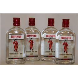 4 BOTTLES OF BEEFEATER LONDON DRY GIN