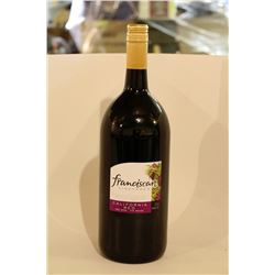 1.5L BOTTLE OF FRANCISCAN CALIFORNIA RED WINE