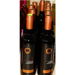 9 BOTTLES OF COOPER MOON CABERNET SAUVIGNON