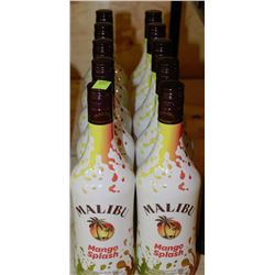 10 BOTTLES OF MALIBU MANGO SPLASH RUM