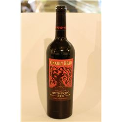 3 BOTTLES OF GNARLY HEAD AUTHENTIC RED WINE