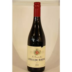 5 BOTTLES OF LE GRAND JAS 2013 RED WINE