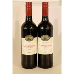 2 BOTTLES OF LANGUEDOC RESERVE RED WINE