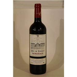 6 BOTTLES OF VINDDUC DE TOURNEY BORDEAUX RED WINE