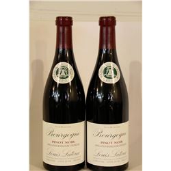 2 BOTTLES OF BOURGOGNE PINOT NOIR RED WINE