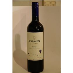 6 BOTTLES OF CARMAN RESERVE MERLOT RED WINE