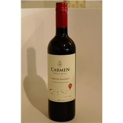 4 BOTTLES OF CARMAN RESERVA CABERNET SAUVIGNON