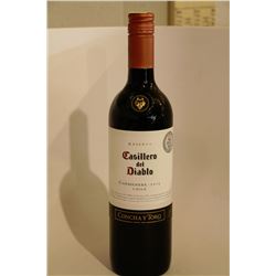 6 BOTTLES OF CASILLERO DEL DIABLO RED WINE