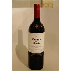 5 BOTTLESOF CASILLERO DEL DIABLO CABERNET SAUVIGON