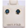 Image 1 : 10KT GOLD DIAMOND EARRINGS MSRP $2500