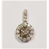 Image 1 : 14KT GOLD DIAMOND PENDANT MSRP $1983