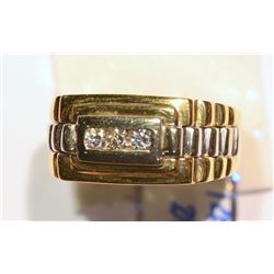 14KT GOLD DIAMOND RING MSRP $3500