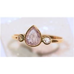 14KT GOLD DIAMOND RING MSRP $5097