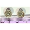 Image 2 : 14KT GOLD DIAMOND EARRINGS MSRP $2237