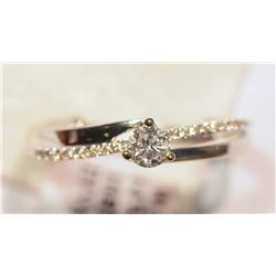 14KT GOLD DIAMOND RING MSRP $2100