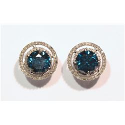 14KT GOLD DIAMOND EARRINGS MSRP $17,567