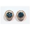 Image 1 : 14KT GOLD DIAMOND EARRINGS MSRP $17,567