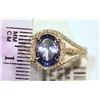 Image 2 : 14KT GOLD TANZANITE, DIAMOND RING