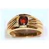 Image 2 : 10KT GOLD GARNET,  DIAMOND RING MSRP $835