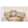 Image 1 : 14KT GOLD DIAMOND RING MSRP $2613