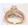 Image 2 : 14KT GOLD DIAMOND RING MSRP $2613