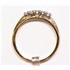 Image 2 : 14KT GOLD DIAMOND RING MSRP $1398