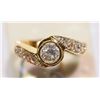 Image 1 : 14KT GOLD DIAMOND RING MSRP $13,409