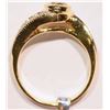Image 3 : 14KT GOLD DIAMOND RING MSRP $13,409