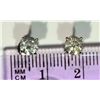 Image 2 : 14KT GOLD DIAMOND EARRINGS MSRP $5386