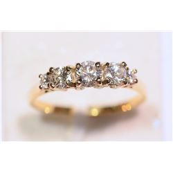 14KT GOLD DIAMOND RING MSRP $3388