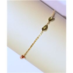 10KT GOLD SAPPHIRE BRACELET MSRP $1400