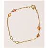 Image 2 : 10KT GOLD SAPPHIRE BRACELET MSRP $1400
