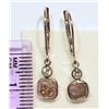 Image 2 : 14KT GOLD DIAMOND EARRINGS MSRP $8415