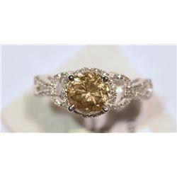 14KT GOLD DIAMOND RING MSRP $8752