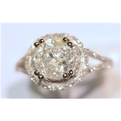 14KT GOLD DIAMOND RING MSRP $22,300
