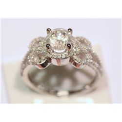 14KT GOLD DIAMOND RING MSRP $10,100