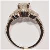 Image 3 : 14KT GOLD DIAMOND RING MSRP $10,100